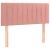 Pat box spring cu saltea, roz, 90x200 cm, catifea GartenMobel Dekor