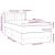 Pat box spring cu saltea, gri închis, 100x200 cm, catifea GartenMobel Dekor