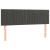 Pat box spring cu saltea, gri închis, 140x190 cm, catifea GartenMobel Dekor