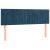 Pat box spring cu saltea, albastru închis, 140x190 cm, catifea GartenMobel Dekor