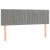 Pat box spring cu saltea, gri deschis, 140x200 cm, catifea GartenMobel Dekor