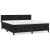 Pat box spring cu saltea, negru, 180x200 cm, catifea GartenMobel Dekor