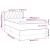 Pat box spring cu saltea, roz, 80x200 cm, catifea GartenMobel Dekor