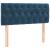 Pat box spring cu saltea, albastru închis, 100x200 cm, catifea GartenMobel Dekor