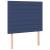 Pat box spring cu saltea, albastru, 100x200 cm, textil GartenMobel Dekor