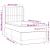 Pat box spring cu saltea, gri deschis, 90x190 cm, textil GartenMobel Dekor