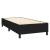 Pat box spring cu saltea, negru, 90x190 cm, textil GartenMobel Dekor