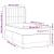 Pat box spring cu saltea, crem, 90x190 cm, textil GartenMobel Dekor
