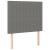 Pat box spring cu saltea, gri închis, 90x200 cm, textil GartenMobel Dekor