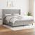 Pat continental, gri deschis, 180x200 cm, material textil GartenMobel Dekor