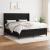 Pat box spring cu saltea, negru, 180x200 cm, catifea GartenMobel Dekor