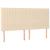 Pat box spring cu saltea, crem, 200x200 cm, textil GartenMobel Dekor