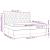 Pat box spring cu saltea, gri deschis, 200x200 cm, textil GartenMobel Dekor