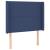 Pat box spring cu saltea, albastru, 90x200 cm, textil GartenMobel Dekor