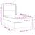 Pat box spring cu saltea, albastru, 90x200 cm, textil GartenMobel Dekor