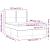 Pat box spring cu saltea, albastru, 140x200 cm, textil GartenMobel Dekor