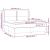 Pat box spring cu saltea, albastru, 180x200 cm, material textil GartenMobel Dekor