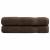 Prosoape premium SOLUND 2 buc maro 100x200cm 600gsm GartenMobel Dekor