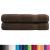 Prosoape premium SOLUND 2 buc maro 100x200cm 600gsm GartenMobel Dekor