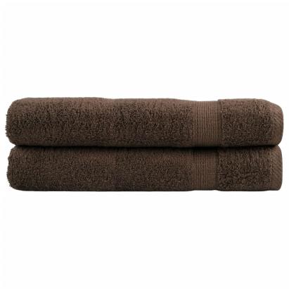 Prosoape premium SOLUND 2 buc maro 100x200cm 600gsm GartenMobel Dekor