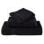Prosoape de mâini premium SOLUND 2 buc. negru 50x100 cm 600 gsm GartenMobel Dekor