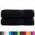 Prosoape de mâini premium SOLUND 2 buc. negru 50x100 cm 600 gsm GartenMobel Dekor
