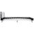 Cadru de pat cu LED, alb, 180 x 200 cm, piele artificială GartenMobel Dekor