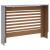 Mască pentru calorifer, antracit, 112 x 19 x 81,5 cm, MDF GartenMobel Dekor