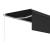 Copertină retractabilă manual cu stor, antracit, 4x3 m GartenMobel Dekor
