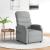 Fotoliu de masaj electric rabatabil, gri deschis, textil GartenMobel Dekor