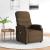 Fotoliu de masaj electric, maro, material textil GartenMobel Dekor