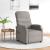 Fotoliu de masaj electric rabatabil, gri taupe, textil GartenMobel Dekor