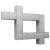 Set de dulapuri TV, 10 piese, gri beton, lemn prelucrat GartenMobel Dekor