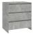Servante, 2 piese, gri beton, lemn prelucrat GartenMobel Dekor