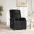 Fotoliu de masaj electric rabatabil, negru, textil GartenMobel Dekor