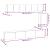 Set dulap TV, 6 piese, gri beton, lemn prelucrat GartenMobel Dekor