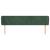 Tăblie de pat cu aripioare verde închis 163x23x78/88 cm catifea GartenMobel Dekor