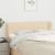 Tăblie de pat cu aripioare crem 147x23x78/88 cm material textil GartenMobel Dekor