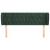 Tăblie de pat cu aripioare verde închis 163x23x78/88 cm catifea GartenMobel Dekor