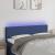 Tăblie de pat cu LED, crem, 144x5x78/88 cm, textil GartenMobel Dekor