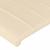 Tăblie de pat cu LED, crem, 147x16x118/128 cm, textil GartenMobel Dekor