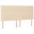 Pat box spring cu saltea, crem, 160x200 cm, material textil GartenMobel Dekor
