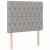 Pat box spring cu saltea, gri deschis, 90x190 cm, textil GartenMobel Dekor