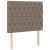 Pat box spring cu saltea, gri taupe, 90x190 cm, textil GartenMobel Dekor