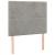 Pat box spring cu saltea, gri deschis, 90x190 cm, catifea GartenMobel Dekor