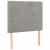 Pat box spring cu saltea, gri deschis, 100x200 cm, catifea GartenMobel Dekor