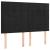 Pat box spring cu saltea, negru, 140x190 cm, catifea GartenMobel Dekor
