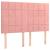 Pat box spring cu saltea, roz, 140x190 cm, catifea GartenMobel Dekor