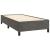 Pat box spring cu saltea, gri închis, 100x200 cm, catifea GartenMobel Dekor