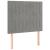 Pat continental cu saltea, gri deschis, 80x200 cm, catifea GartenMobel Dekor